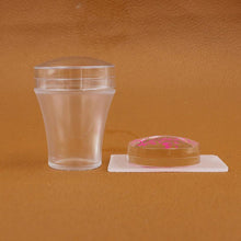 2016 New Top Fashion Clear color Big Clear Nail Art Stamping Stamper Scraper Image Plate Manicure Print Tool DIY ST47 unhas SY