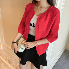 2016 New Winter Cardigans Women Fashion Sweater Casual Long Sleeve O-neck Knitting Woman Print Sweaters 71706