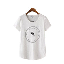 2016 New Women Letter Print T Shirts Loose Short Sleeve T-shirt Women Plus Size tshirt Casual Tops 70998