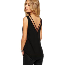 2016 New Women Plus Size Chiffon Tank Tops Deep V-neck Sleeveless Lace Casual Fashion Patchwork Hot Sale Tops 70450