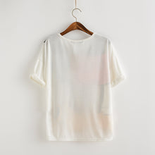 2016 New Women T shirts Animal Print T-shirt Woman O-neck Top Short Sleeve Female Plus Size Carton Shoes Print t shirt 71492