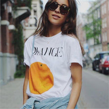 2016 New Women T shirts Fruit Print T-shirt Woman O-neck Top Short Sleeve Female Plus Size Banana Orange Cherry t shirt 71486