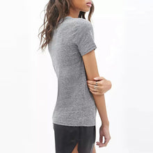 2016 New Women T shirts clothing Letter Print t-shirt Women Tee Short Sleeve Female Plus Size Carton Tops 71599