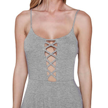 2016 New Women's Summer Beach Dress O Neck Sleeveless Cotton Sexy Slim Vestido Casual Shirt Dresses vestidos femininos