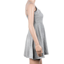 2016 New Women's Summer Beach Dress O Neck Sleeveless Cotton Sexy Slim Vestido Casual Shirt Dresses vestidos femininos