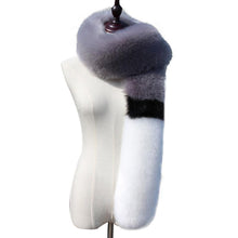 2016 New fashion Scarf Women Faux Noble Fox Fur Scarf Collar Shawl Wraps Stitching Scarf 4Colors &03