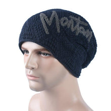 2016 New fashion winter beanie men knitted wool Warm velvet hat cap Male Thicker mens hats beanies hats for men bonnet 7 colors
