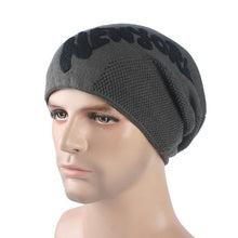 2016 New fashion winter beanie men knitted wool Warm velvet hat cap Male Thicker mens hats beanies hats for men bonnet 7 colors