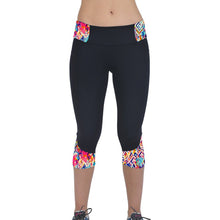 2016 New s-xl women High Waist Fitness Cargo Pants Women fitness Pants Printed Stretch Cropped Leggings trousers#3546