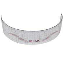 2016 Permanent Makeup Stencils Plastic Eyebrow Ruler Tattoo Radian Ruler Shaping Tool for Beginner