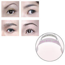 2016 Permanent Makeup Stencils Plastic Eyebrow Ruler Tattoo Radian Ruler Shaping Tool for Beginner