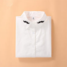 2016 Plus Size Print Casual Blouses Long Sleeve Cotton Blusas Embroidery Fashion Turn-down Collar Femininas Tops 70263