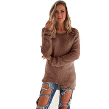 2016 Pull Femme Autumn Winter Mink Cashmere Women Sweaters And Pullovers Long Sleeve Female Loose Jumper Women Sweater 5 Colors