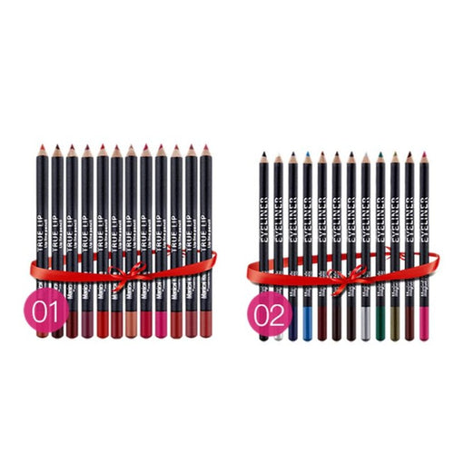 2016 Quality Guarantee 100% Brand new and high quality Waterproof Easy To Color Lip Liner Pencil Eye Shadow Combinations Anne
