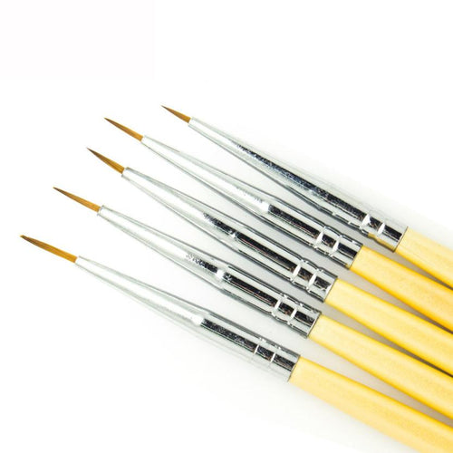 2016 Quality Guarantee 5PC Gold Bar Set Dotting Painting Flower Nail Pen Lining Drawing Pen Nail Art Length 17-18cm Anne