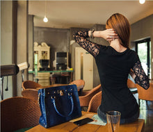 2016 Rushed New Arrival Full Sleeve Casual Blusas Women Clothing Roupas Femininas Plus Size Lace T Shirt