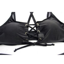 2016 Sexy Women Bandage Push-up Crop tops Women Padded Swimsuit Swimwear Beachwear Women Crop Tops With Underwear