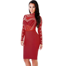 2016 Sexy Women Dress Turtleneck Long Sleeve Transparent Bodycon Evening Party Ladies Dresses vestidos #1216