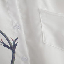 2016 Spring Autumn Women Sexy Turn-down collar Floral Office Lady Blusas women chiffon blouses blouse ropa mujer feminina camisa