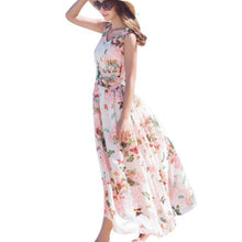 2016 Summer Fashion Dress Women Boho Long Maxi Chiffon Dress Beach Dresses Female Girls Dresses Robe Longue Femme