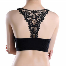 2016 Summer Style Women Crop Top Cropped Padded Bra Tank Top Sexy Lace Vest Stretch Women's Tanks Cropped Feminino YLYL