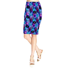 2016 Summer Vintage Fashion Printed Pencil Skirt Midi Women Knee-Length Elastic High Waist Ladies Pattern Skirts #3546