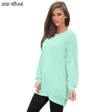 2016 Top Women Silid Long Sleeve Loose Blouse For Fall Anf Winter Casual Basic Outwear Tops Camisa Feminina Manga Comprida#C117