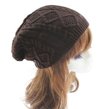 2016 Warm Winter Hats Women Knitted Wool Twist Skullies Beanie hat For Winter Warm Cap hats Female Gorros Cappelli Invernali