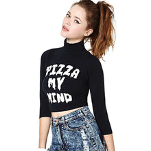 2016 Winter Autumn Woman Basic T shirts Casual Slim Fit Short Style Long Sleeve Turtlneck T-shirt Women Tee Tops Femme