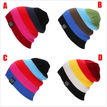 2016 Winter Warm Women Men Knit Hats Men Women Baggy Beanie Winter Sports Hat Ski Slouchy Chic Cap 4 Colors