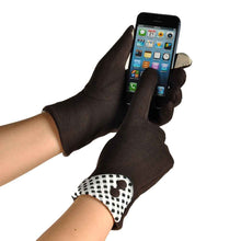 2016 Winter Women Screen Gloves Winter Warm Wrist Gloves Mittens Gray Winter Warm Screen With Buttons Luvas De Inverno#069