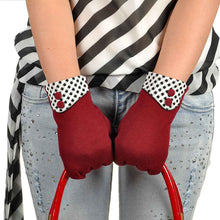 2016 Winter Women Screen Gloves Winter Warm Wrist Gloves Mittens Gray Winter Warm Screen With Buttons Luvas De Inverno#069