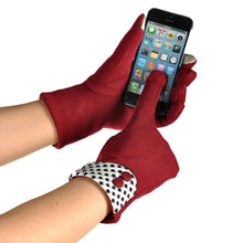 2016 Winter Women Screen Gloves Winter Warm Wrist Gloves Mittens Gray Winter Warm Screen With Buttons Luvas De Inverno#069