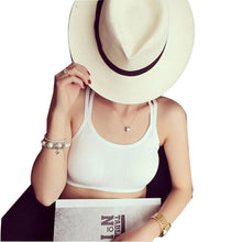 2016 Women Cross Sheer Polyester Black White Crop Tops Condole belt Strap Lingerie tank top Women Girls Camisole