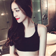 2016 Women Cross Sheer Polyester Black White Crop Tops Condole belt Strap Lingerie tank top Women Girls Camisole