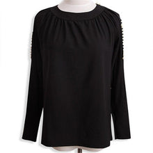 2016 Women New Chiffon Plus Size Tops Full O-neck Blouse Off Shoulder Casaul Shirt With Button 70476