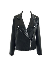 2016 Women Slim Motorcycle Soft PU Leather Jackets Autumn Short Zipper Jacket Women Black Coat Outwear