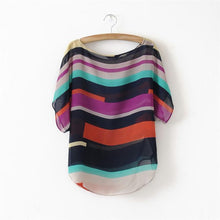 2016 Women Summer Sexy Perspective Casual Loose Chiffon Tops blusas