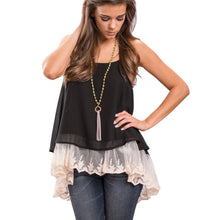 2016 Women Tops Lace Stitching Tank Tops O-Neck Sleeveless Halter Top Vest #3546