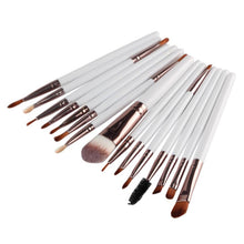2016 brand new and high quality 15 pcs Makeup Brush Set tools Make-up Toiletry Kit Wool Make Up Brush Set Anne