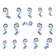 2016 new fashion Stickers & Decals 5pcs Flower Design Nail Tip Art Water Transfers Decal Sticker