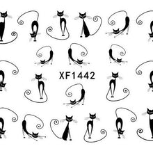 2016 new fashion Stickers & Decals Cat Water Transfer Slide Decal Sticker Nail Art Tips To Decor women girl
