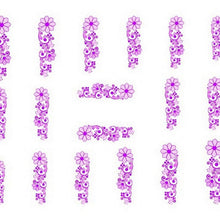 2016 new fashion Stickers & Decals Flower Water Transfer Slide Decal Sticker Nail Art Tips Toe Decor women girl