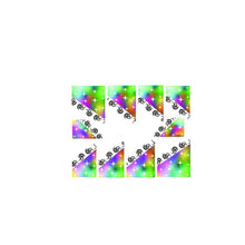 2016 new fashion Stickers & Decals beautiful 5pcs Design Nail Tip Art Water Transfers Sticker girl ladies women