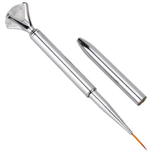 2016 new style 10Pcs Different Sizes Copper Handle Nail Art Brush Set Design Nail Brushes Nylon Material Anne