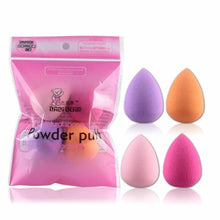 2016 new style 4pcs Pro Beauty Flawless Makeup Foundation Puff Multi Shape Sponges New Latex Material Makeup Anne