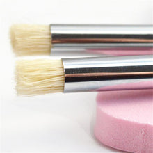 2016 new style Nylon Hair 2Pcs Nail Art Designer Pen Nail Tools Wood Handle Easy to handle and operate Anne