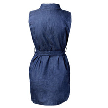 2016 new style summer causal dress summer sexy romper sleeveless denim bodysuit dress bandage dress dames jurken #593