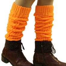 2016 winter thick warm women knitted leg warme stop cold make you wormer suit girls legwarmers stylish socks polainas #654