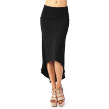 2016 women long skirts Sexy Asymmetric Irregular long black skirt Package Hip Skirt women long skirt elegant faldas irregulares